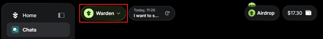 Switch between AI Agents in Warden